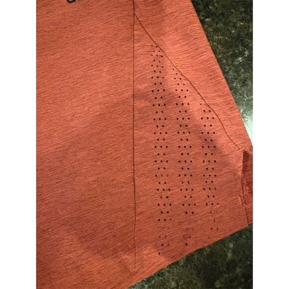 *3/$15. Adidas Men's Red Training Shorts Size M Breathable Elastic Waistband - Picture 2 of 5